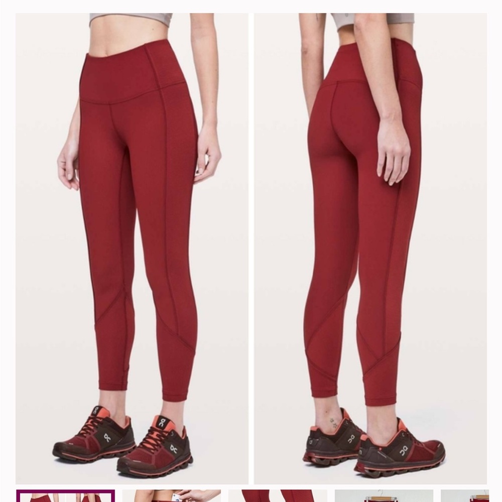 Lululemon Daily Lineup 7/8 Tight 25” Size 8